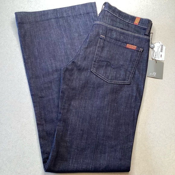 7 For All Mankind Denim - 7 For All Mankind Jeans 28X34.5 Ginger Flare In Mercer NWT!
